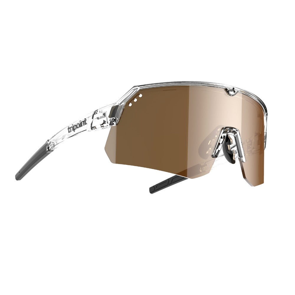 Polarized tripoint 001 treriksroset sunglasses, clear frame