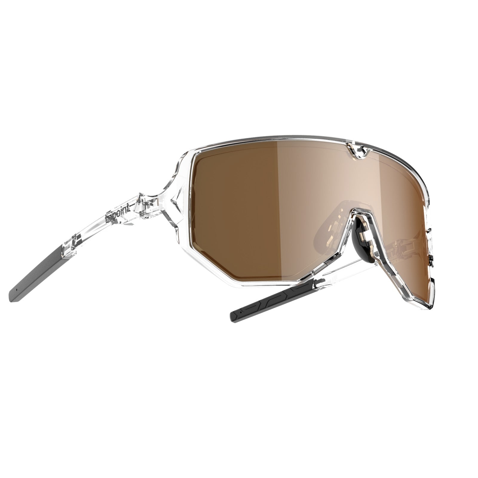 Polarized tripoint 003 reschen sunglasses, clear frame 