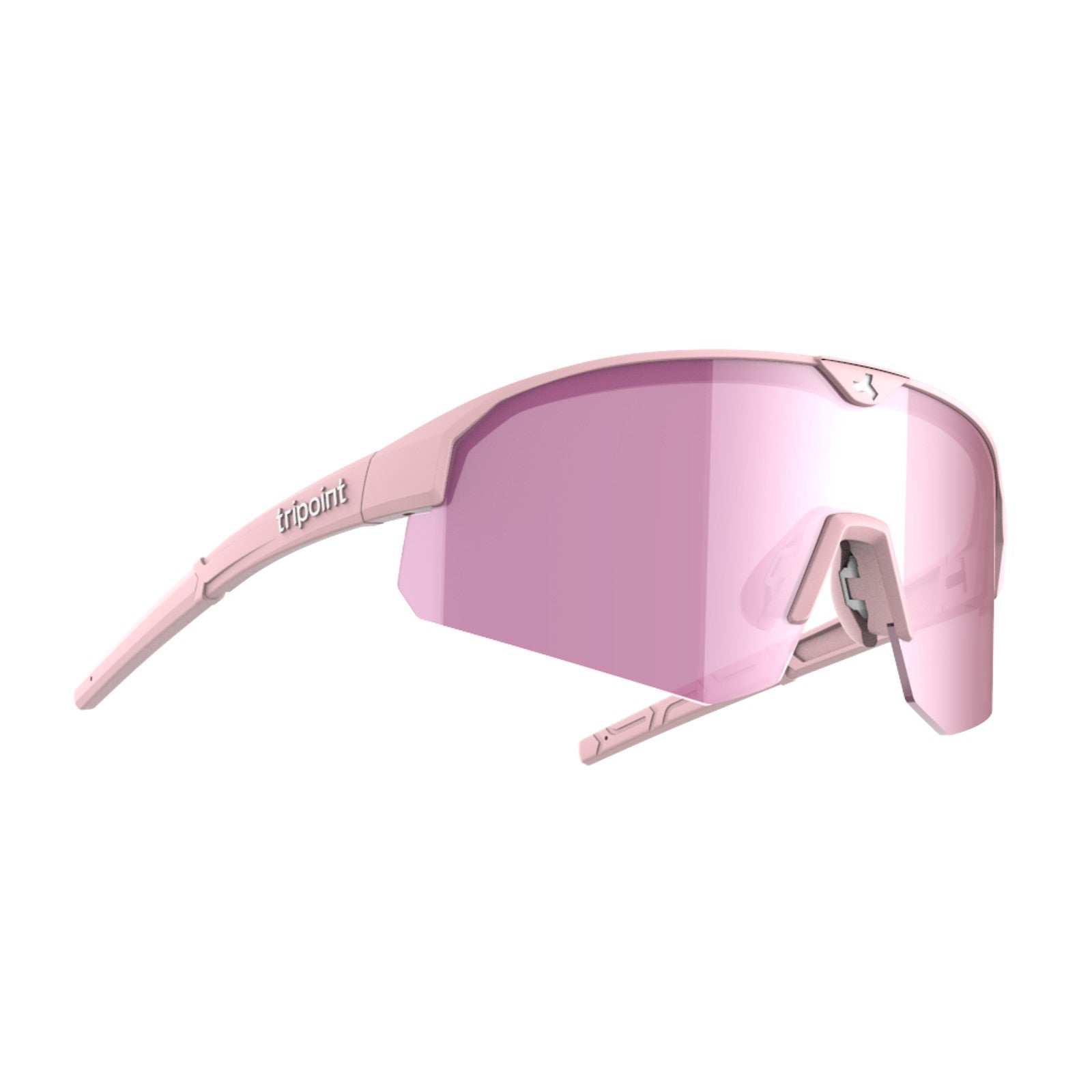 tripoint 006 lake victoria small sunglasses, pink frame, brown pink lens