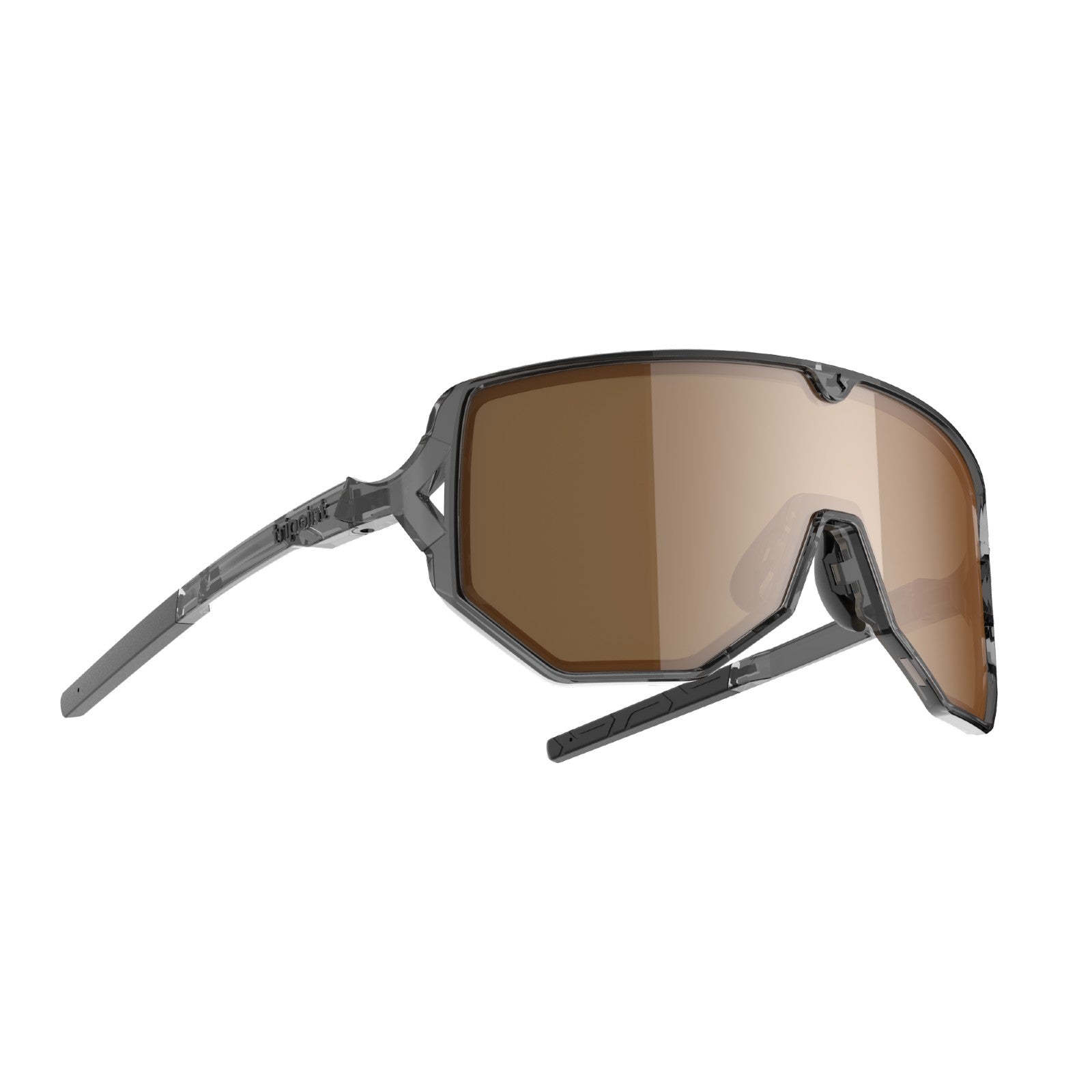 Polarized tripoint 003 reschen sunglasses, clear black frame 